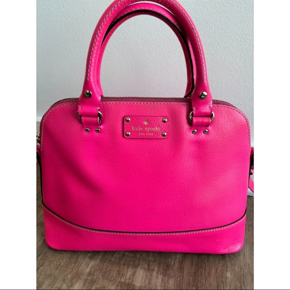 Kate Spade Pink Satchel Dome Bag